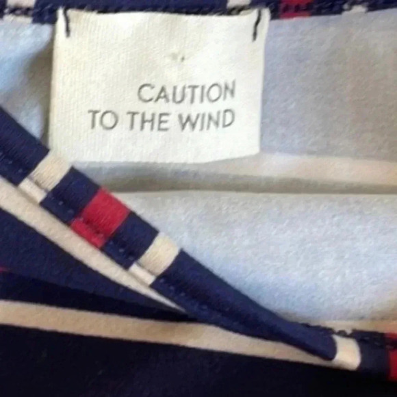 Anthropologie caution to the wind Halter top midi slit dress sz medium - Picture 5 of 6